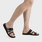 The Good Shepherd - Leather Toe Loop Slide | Brown