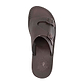 Seth Brown, handmade leather slide sandals - Up View