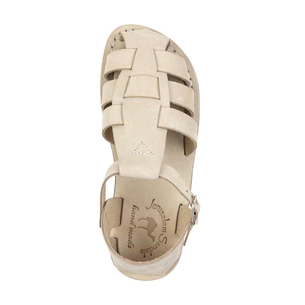 Daniel White Nubuck - Leather Fisherman Sport Sandal - top view