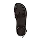 Olivia Brown, handmade leather sandals fisherman sandal silhouette. Top View