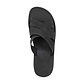 Axel Black Nubuck Leather Sandal - Top View