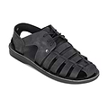 Elliot - Leather Riverside Explorer Sandal | Black Nubuck