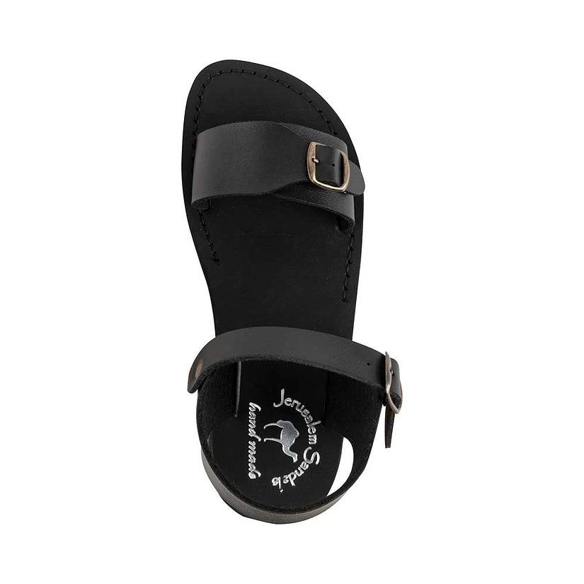 The Original - Vegan leather Sandal | Black up view