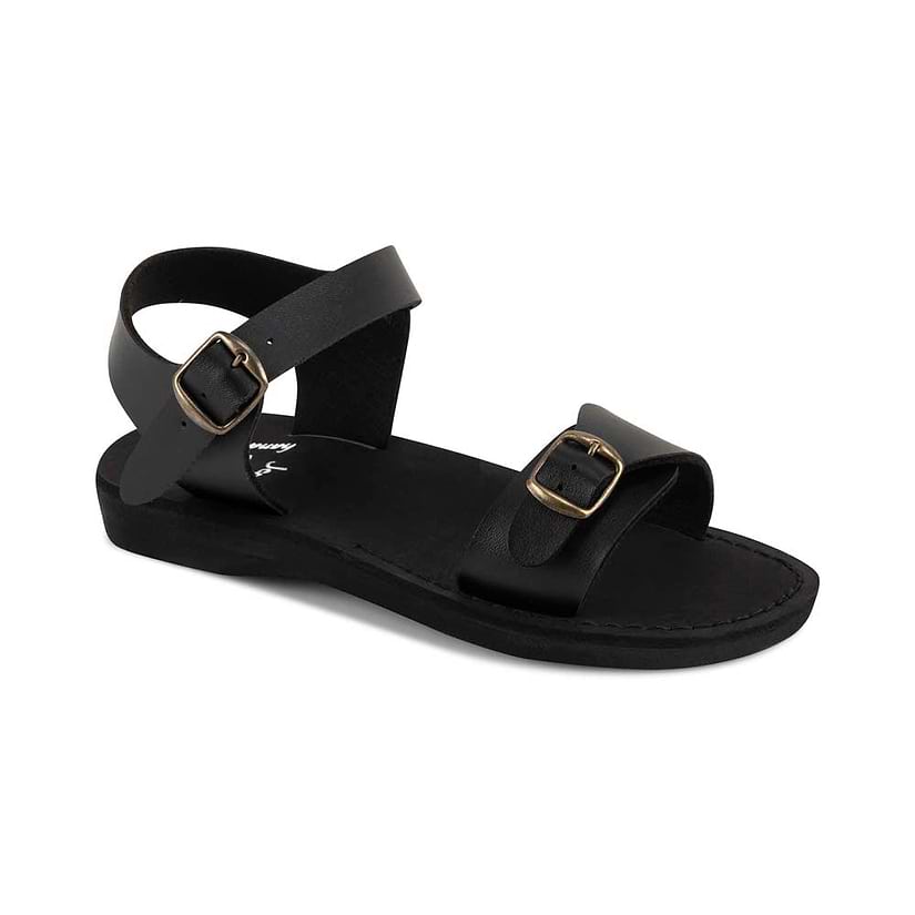 The Original - Vegan leather Sandal | Black front view