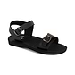 The Original - Vegan leather Sandal | Black front view