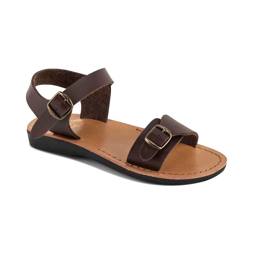The Original - Vegan leather Sandal | Brown front view