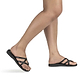 Tamar - Vegan Leather Sandal | Black model view