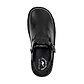 Sawyer Black Closed Toe Leather Sandals - Top View