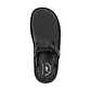 Sawyer Black Nubuck Closed Toe Leather Sandal - Top View
