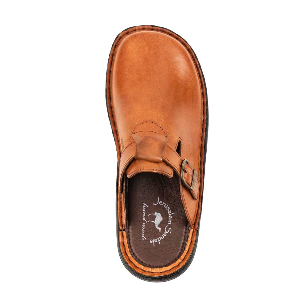 Sawyer Honey Closed Toe  Leather sandal - Top View