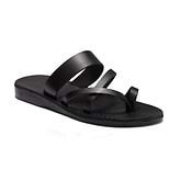 Exodus - Leather Strappy Sandal | Black