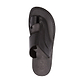 Peter Black, handmade leather slide sandals with toe loop - Front View