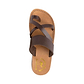 The Good Shepherd - Vegan Leather Sandal | Brown up view