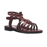 Leah - Leather Gladiator Sandal | Brown