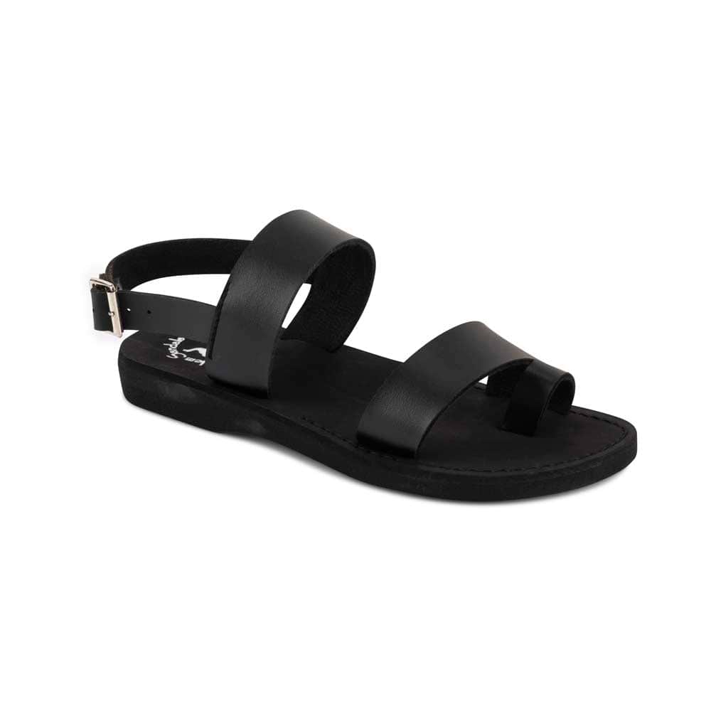 Carmel - 100% Vegan Leather Adjustable Toe Loop Sandal