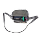 Cross Body Purse Black, handmade leather bag - Inside View