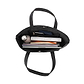 Classic Tote Leather Bag in Suede black - inside view