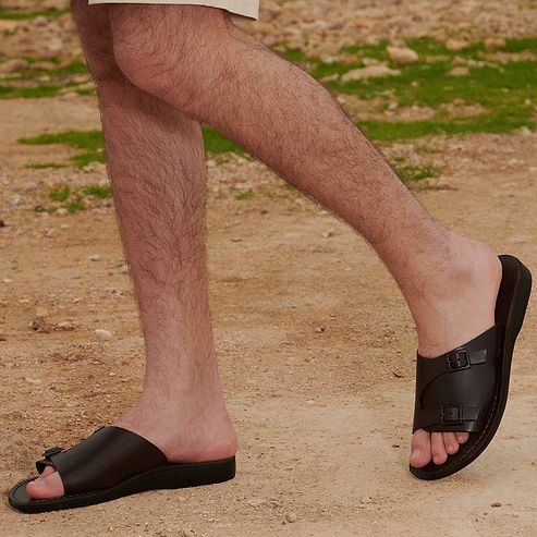 Jerusalem Sandals-Mens-Seth-Brown
