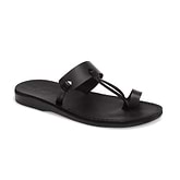 David - Natural Leather Sandal | Black
