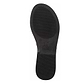Emily Black, handmade leather slide sandals - sole View