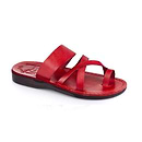 The Good Shepherd - Leather Toe Loop Sandal | Red