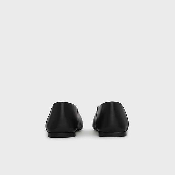 VITESSE Ballet Flat for women in black leather — PIERRE HARDY
