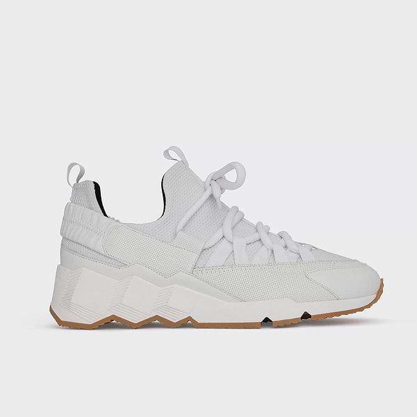 TREK COMET men's sneakers in white mesh & white leather —PIERRE HARDY