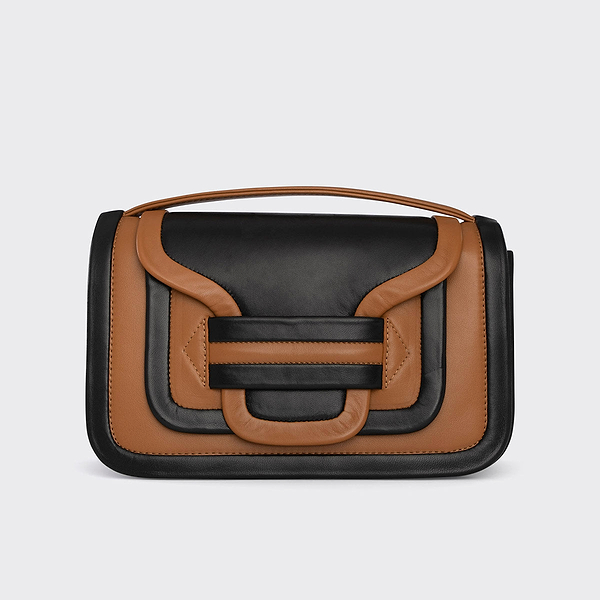 HERLINO ヘリルノ ハンドバッグ レザーバッグ ブラウン キャラメル XR04_MAXIALPHAHANDBAG-CALF-