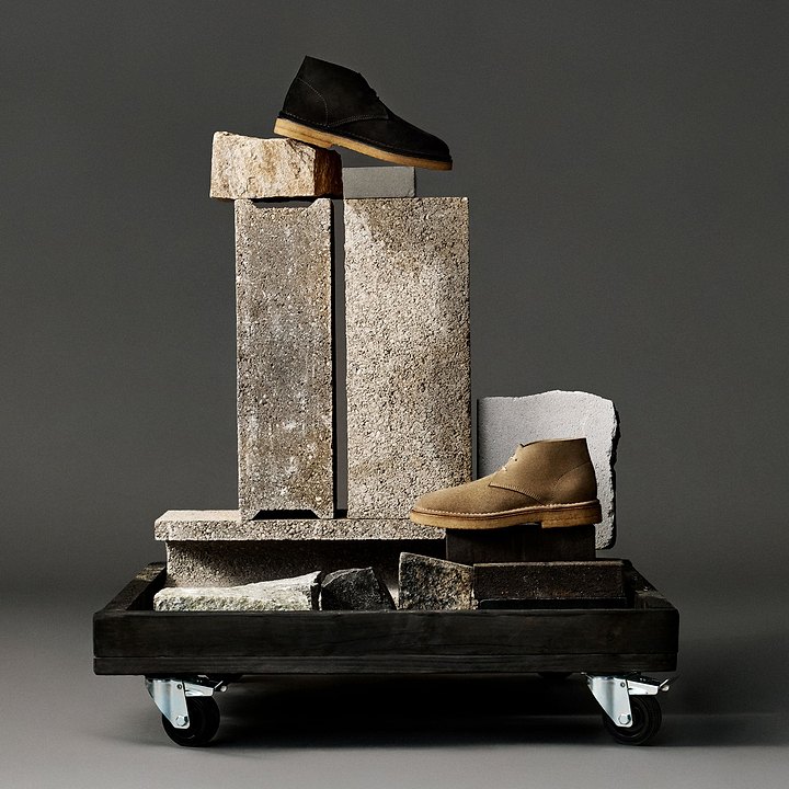 Pierre Hardy DESERT BOOTS ANTOINE, cuir de veau velours noir, vue 9
