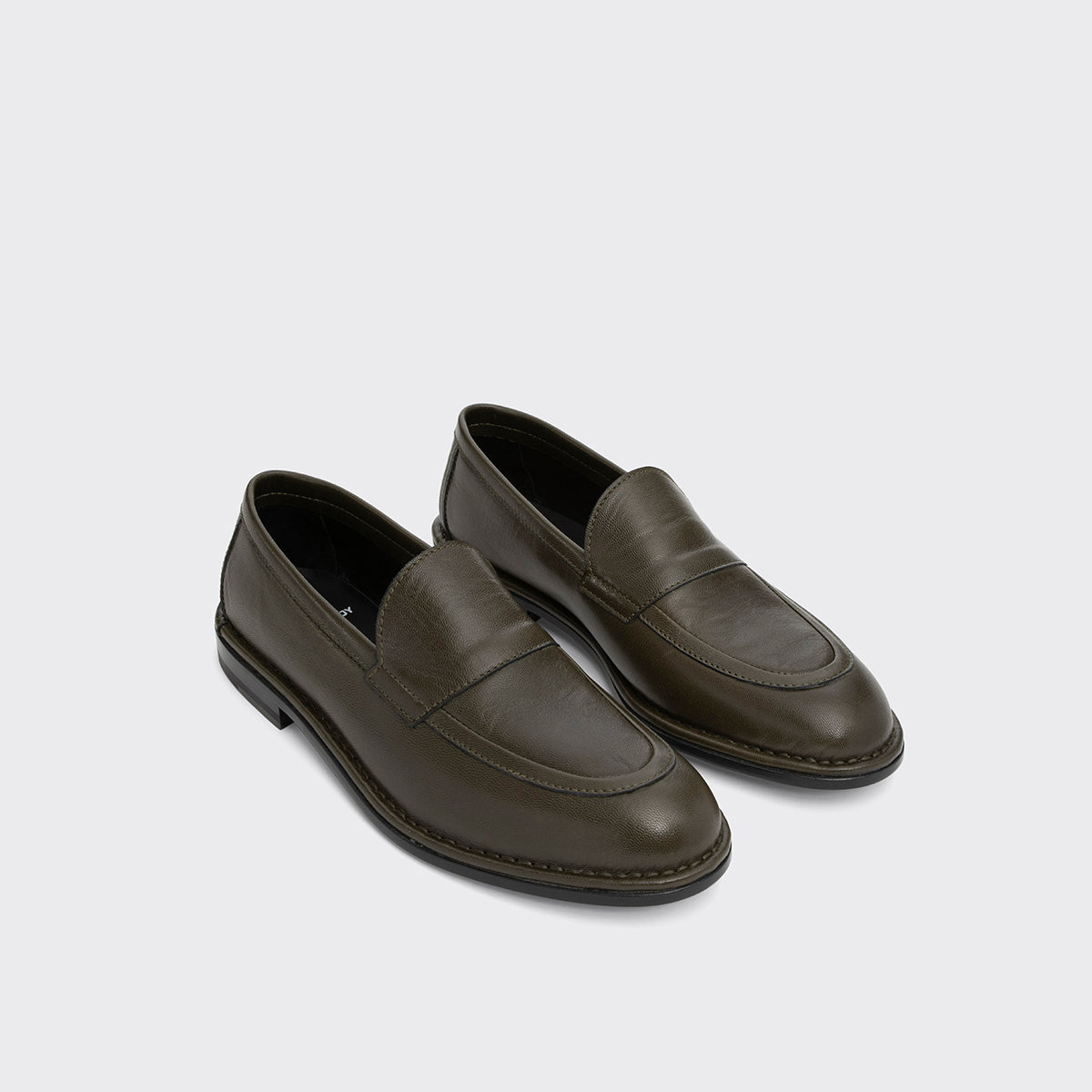 Pierre Hardy MOCASSIN NOTO, mocassin souple doublé en cuir de chevreau kaki, vue 3