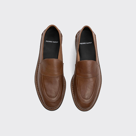 Pierre Hardy MOCASSIN NOTO, mocassin souple en cuir de kangourou tabac, vue 2