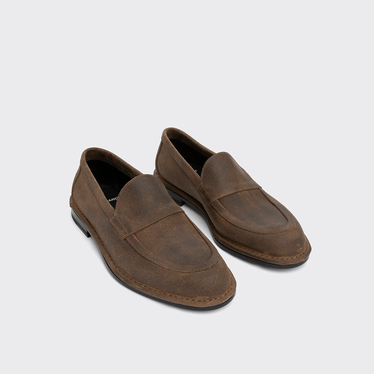 Pierre Hardy MOCASSIN NOTO, mocassin souple doublé en cuir de veau brut huilé tabac brun, vue 3