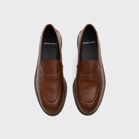 Pierre Hardy MOCASSIN NOTO, mocassin souple doublé en cuir de kangourou marron, vue 2
