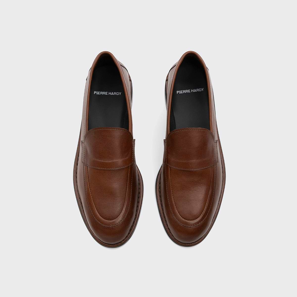 Pierre Hardy MOCASSIN NOTO, mocassin souple doublé en cuir de kangourou marron, vue 3