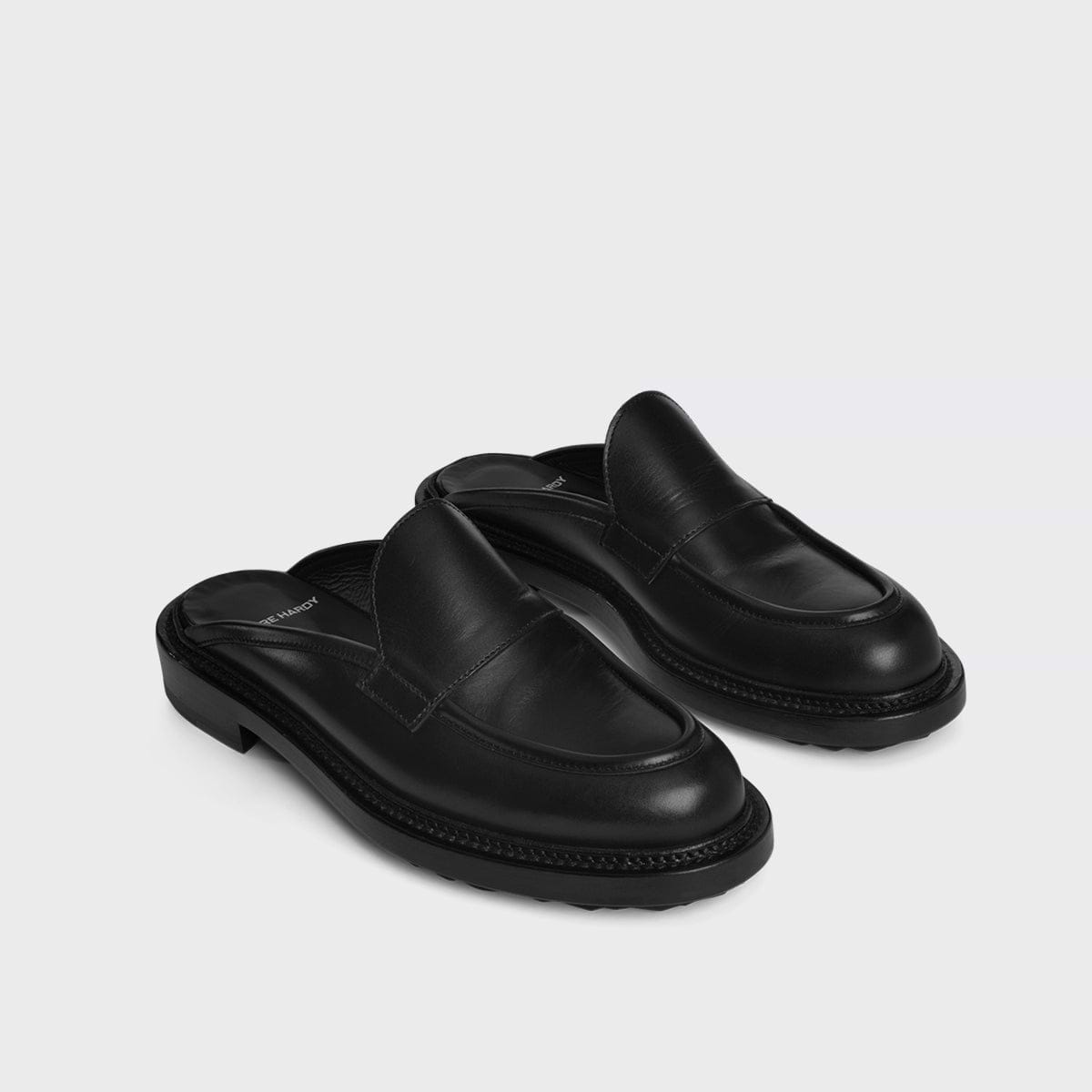 Pierre Hardy MULE JOHN, cuir de veau noir, vue 6