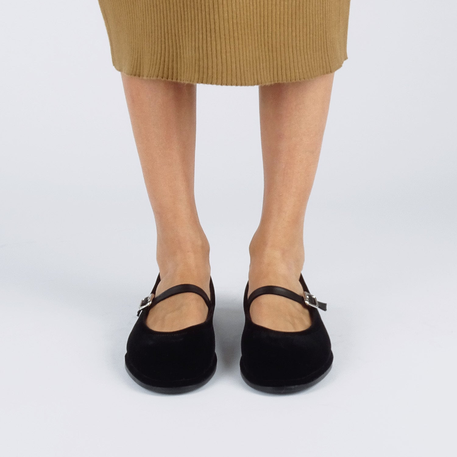 Pierre Hardy BALLERINE TRISH, cuir d'agneau et velours noir, vue 4