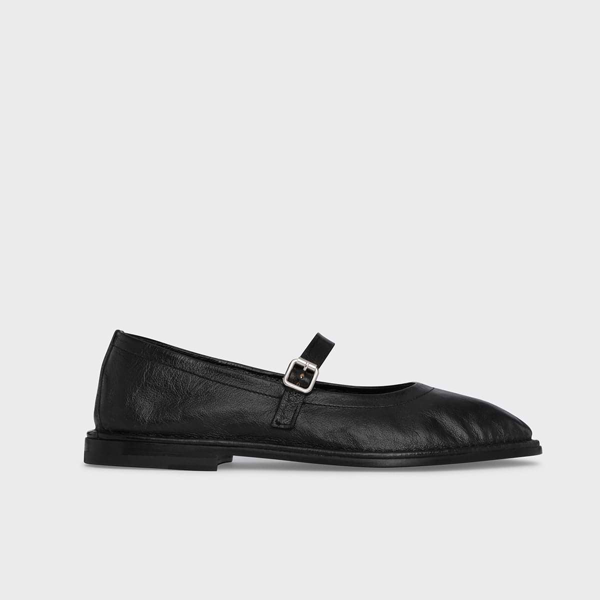 Pierre Hardy BALLERINE TRISH, cuir de kangourou noir