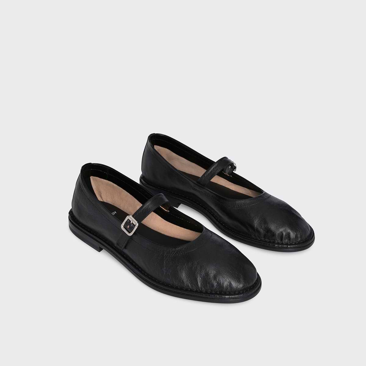 Pierre Hardy BALLERINE TRISH, cuir de kangourou noir, vue 5