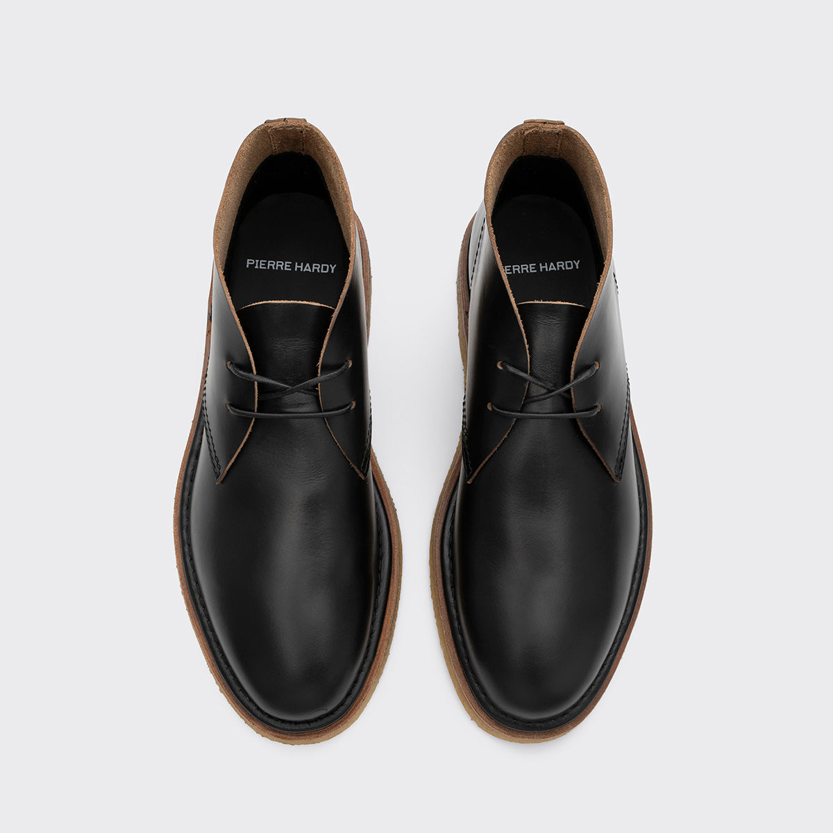 Pierre Hardy DESERT BOOTS ANTOINE, cuir de veau noir, vue 2
