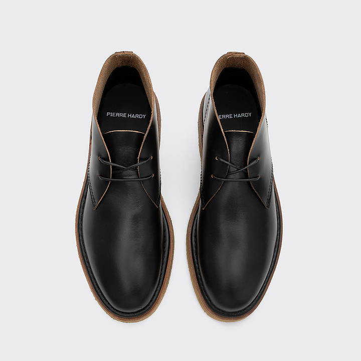 Pierre Hardy DESERT BOOTS ANTOINE, cuir de veau noir, vue 2