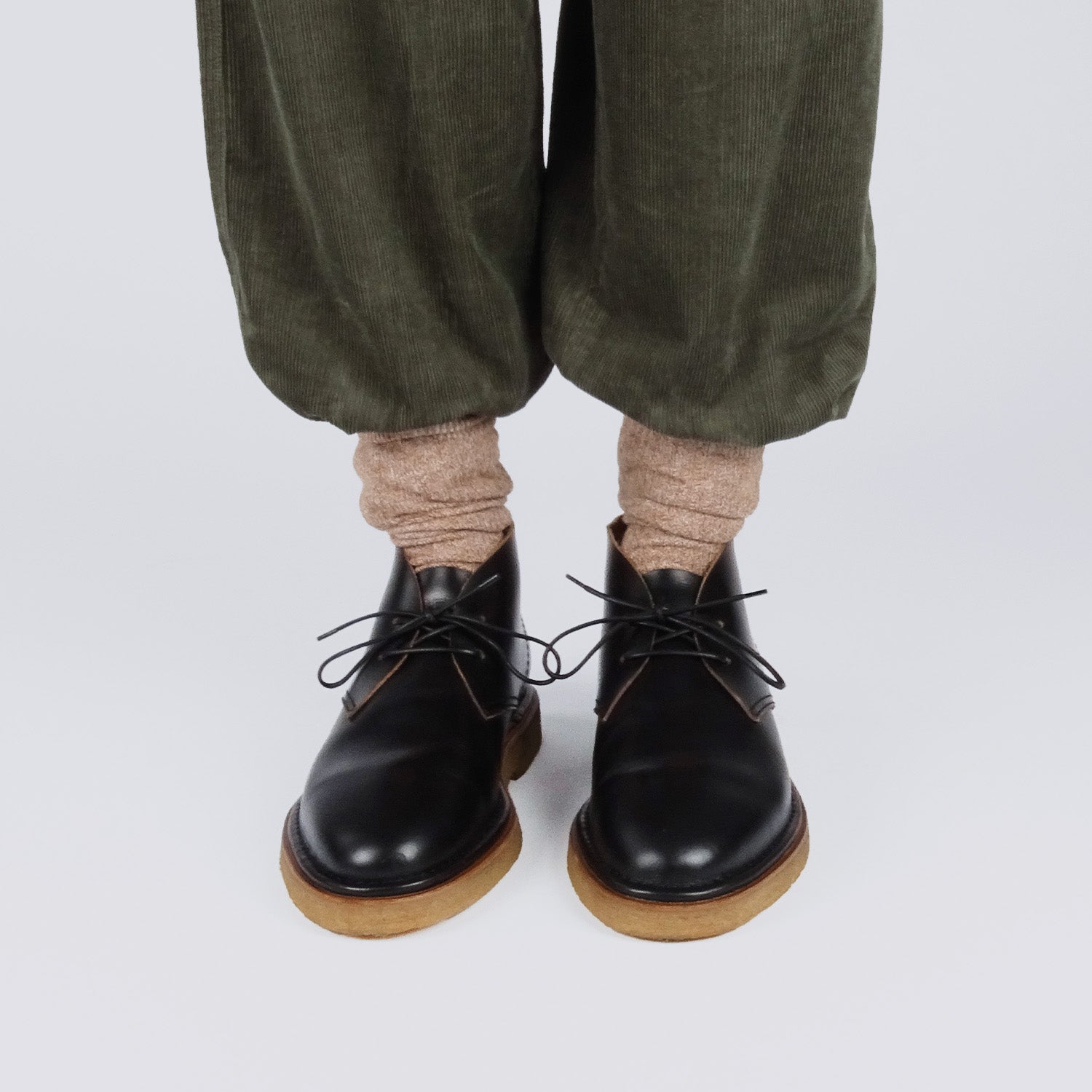 Pierre Hardy DESERT BOOTS ANTOINE, cuir de veau noir, vue 3