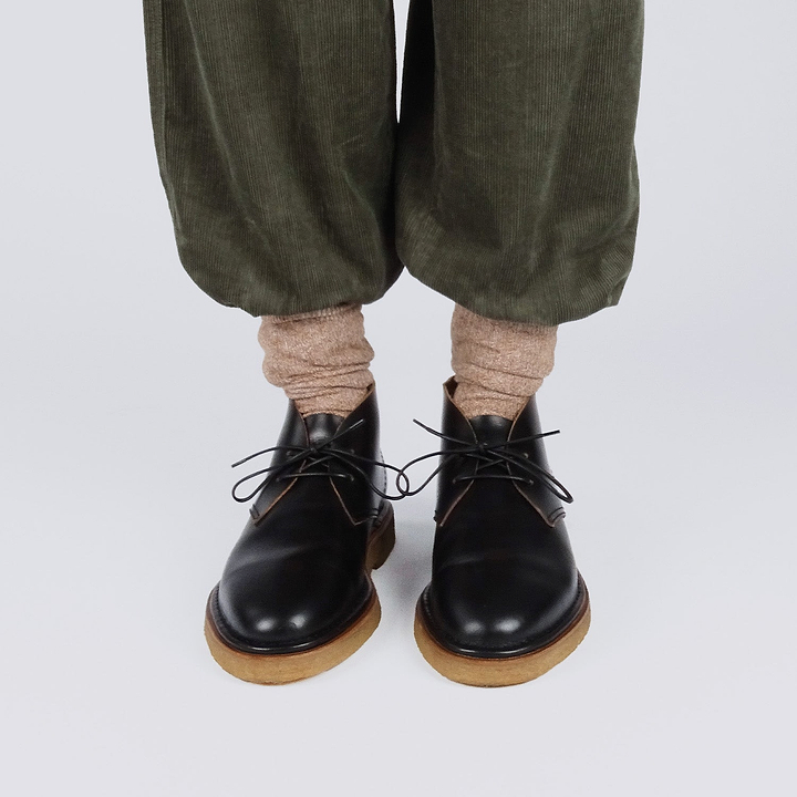 Pierre Hardy DESERT BOOTS ANTOINE, cuir de veau noir, vue 3