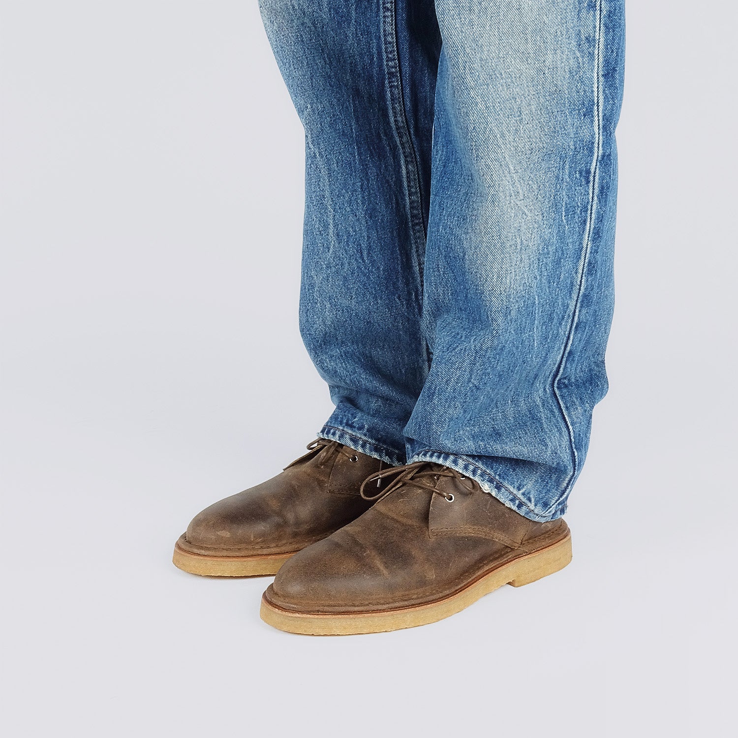 Pierre Hardy DESERT BOOTS ANTOINE, cuir de veau brut huilé tabac brun, vue 4