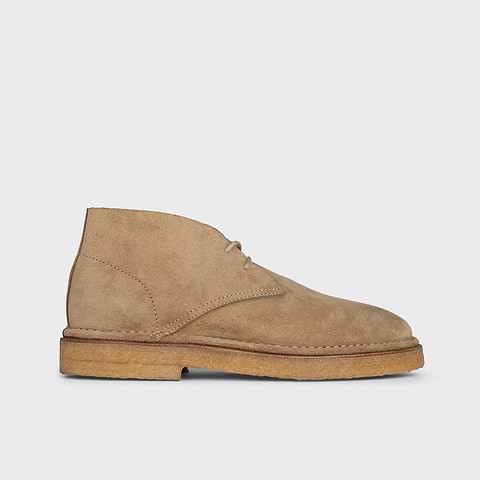 Pierre Hardy DESERT BOOTS ANTOINE, cuir de veau velours sable