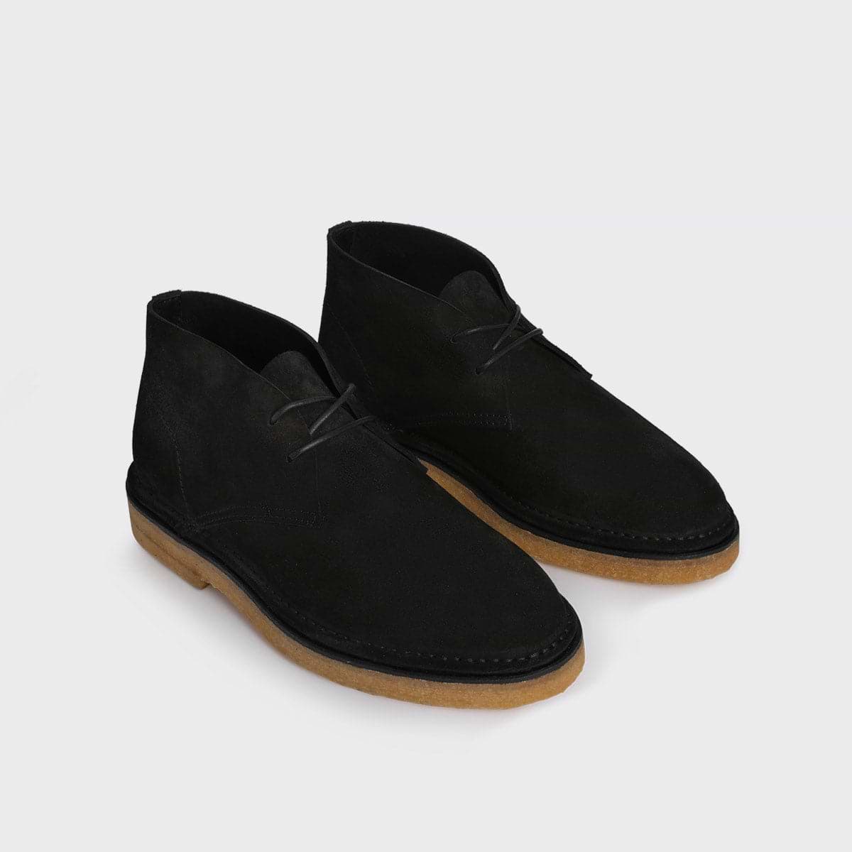 Pierre Hardy DESERT BOOTS ANTOINE, cuir de veau velours noir, vue 5