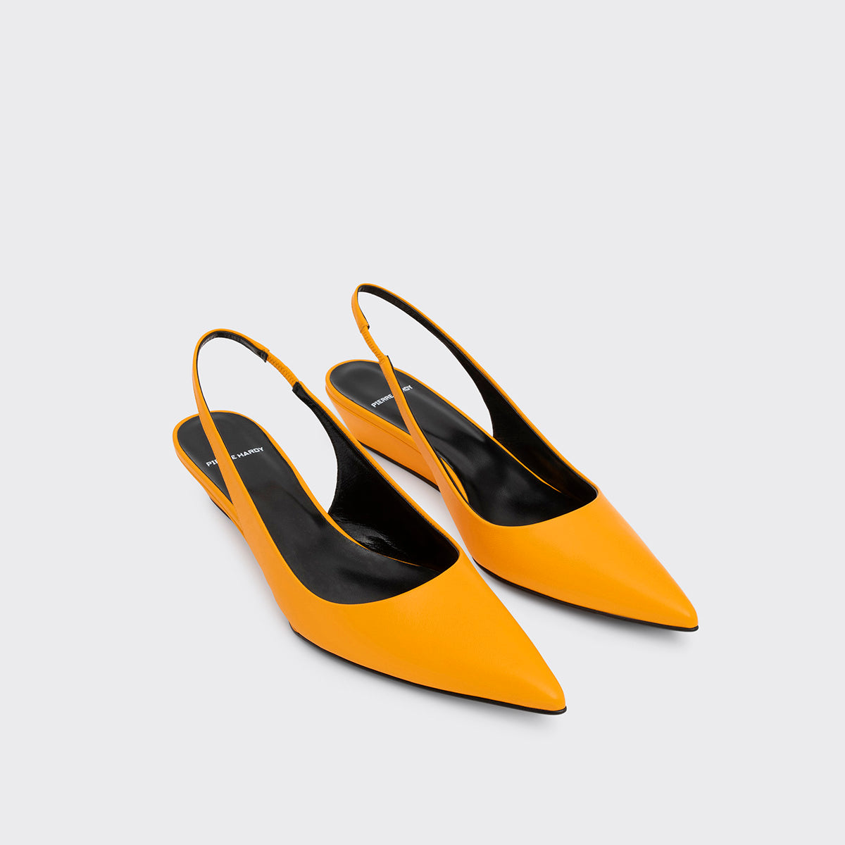 Pierre Hardy ESCARPIN SLINGBACK AMBER, cuir de chevreau mandarine, vue 6