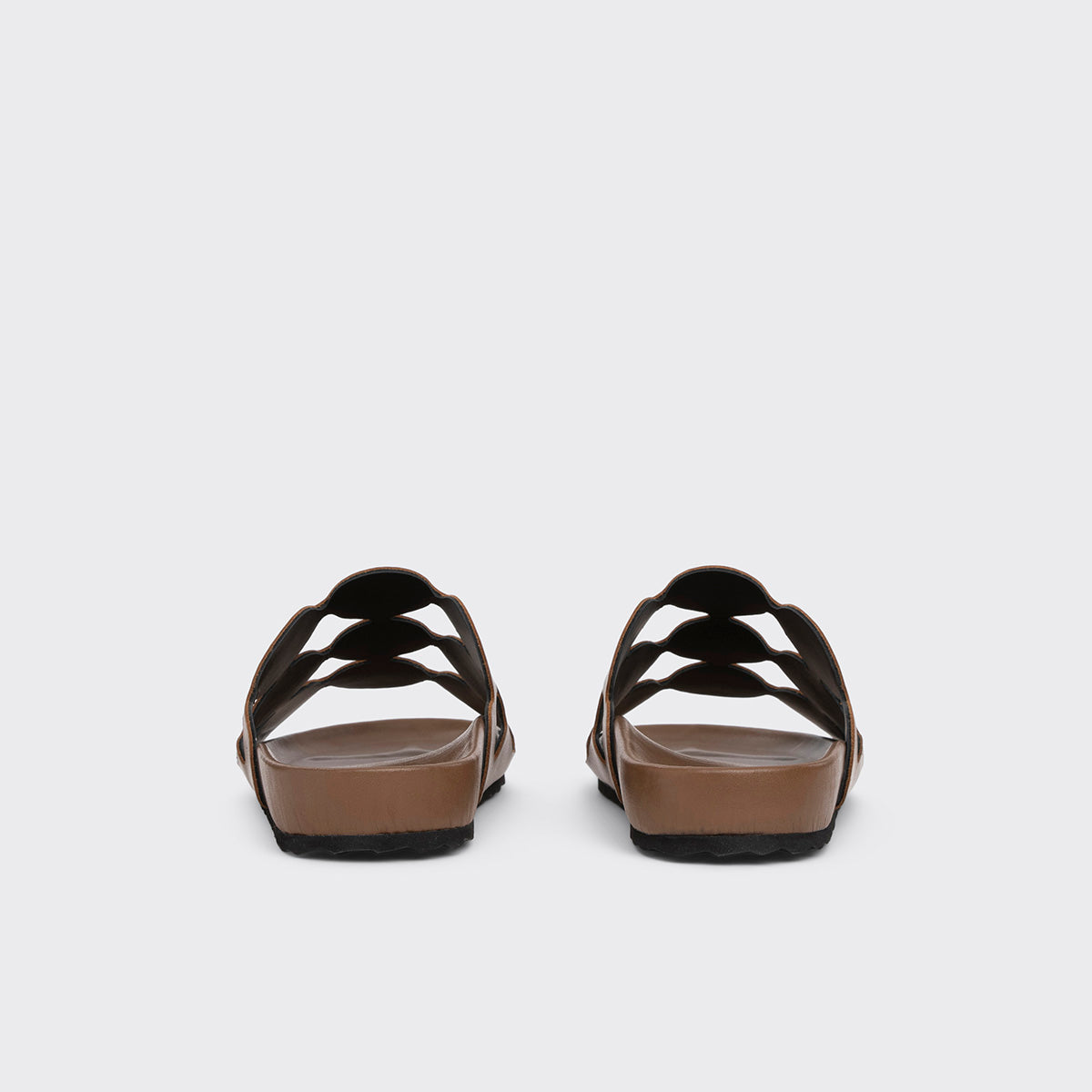 Pierre Hardy BEACH BULLES, cuir de veau camel, vue 5