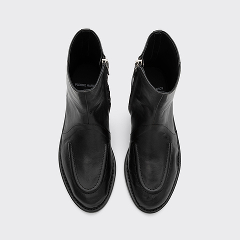 Pierre Hardy BOTTINES NOTO, cuir de kangourou noir, vue 2