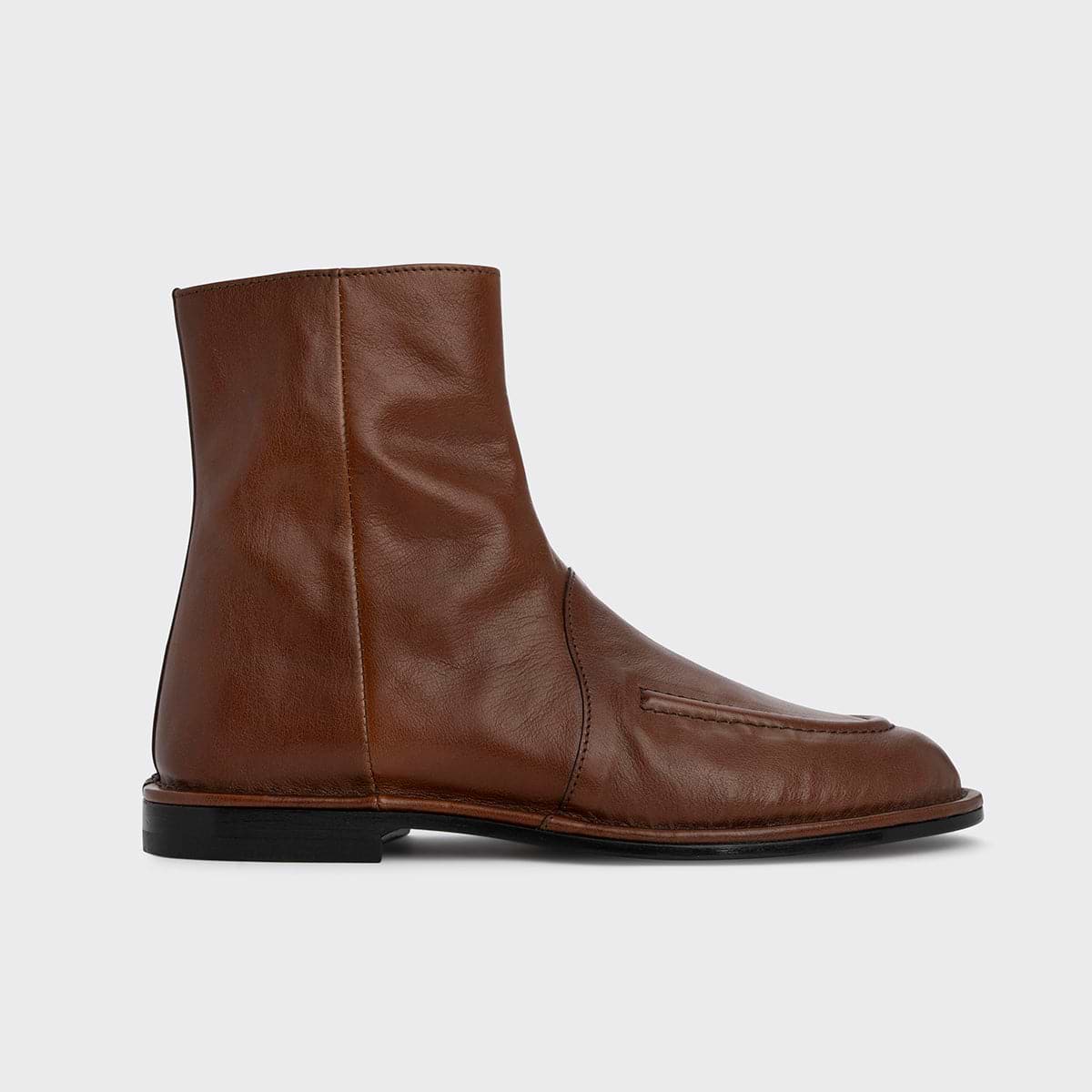 Pierre Hardy BOTTINES NOTO, cuir de kangourou camel