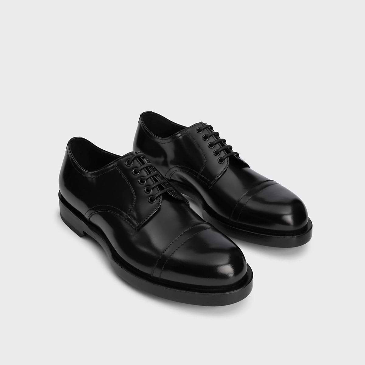Pierre Hardy DERBY RALPH, cuir de veau verni noir, vue 4